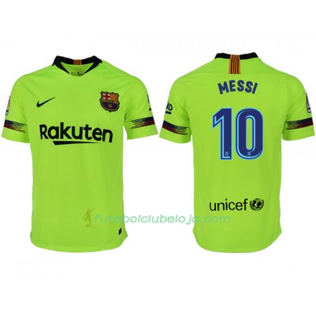 Camisola FC Barcelona MESSI 10 Equipamento Alternativa 2018-2019 Manga Curta